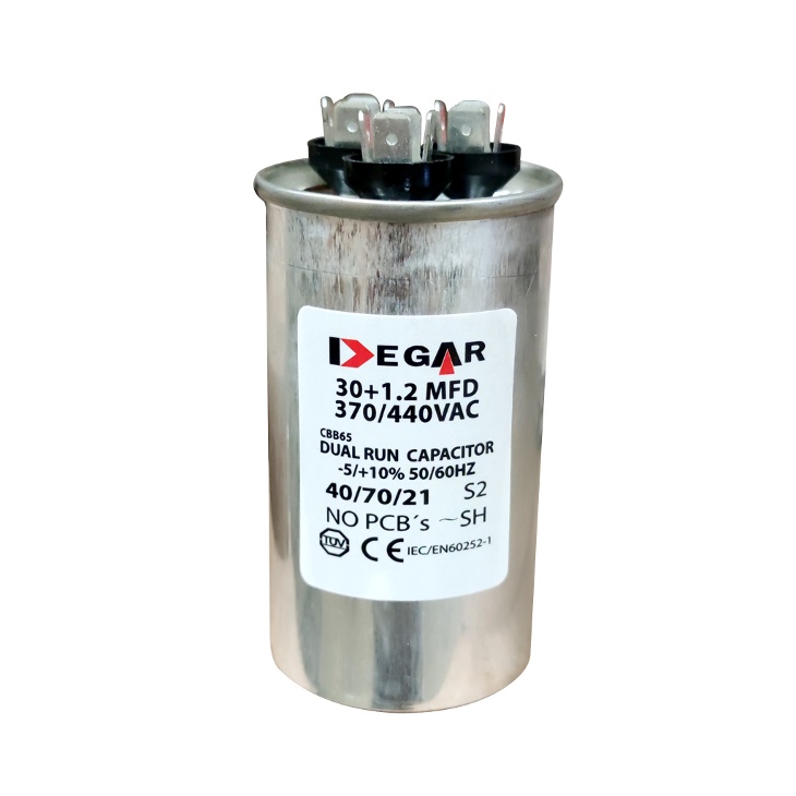 CAPACITOR MARCHA 30+1.2 MFD 370VA/440VA DEGAR