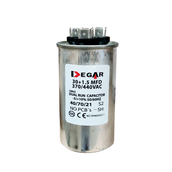 CAPACITOR MARCHA 30+1.5 MFD 370VA/440VA DEGAR