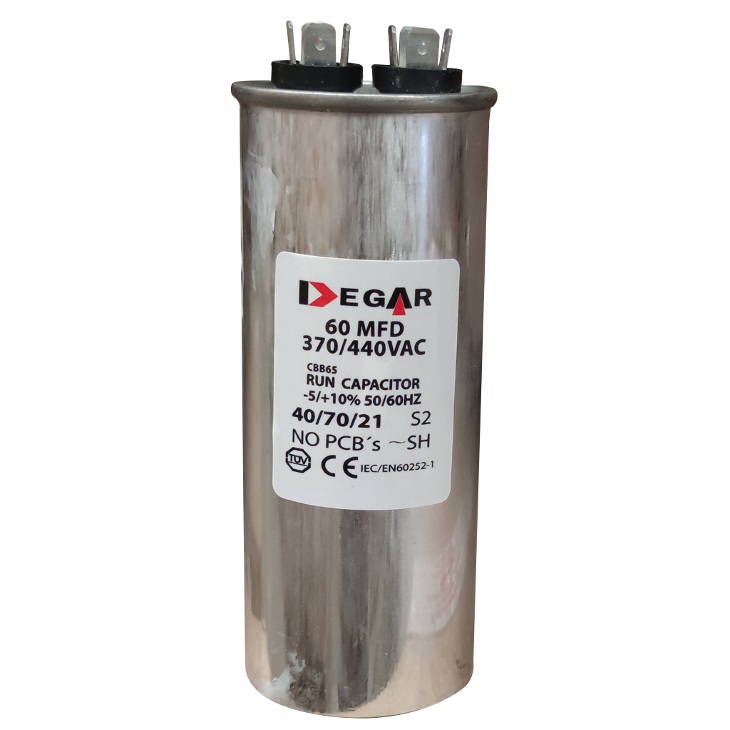 CAPACITOR MARCHA 60 MFD 370VA/440VA DEGAR