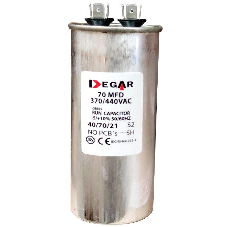 CAPACITOR MARCHA 70 MFD 370VA/440VA DEGAR