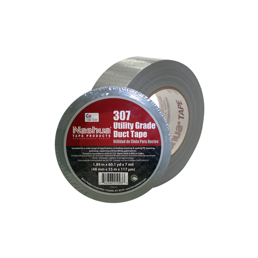 CINTA ADHESIVA DUCTO GRIS 2" 48mm*55mts 307 NASHUA
