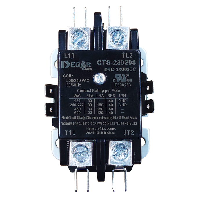 CONTACTOR PREMIUM 2x20AMPx24V CTS-22024 DEGAR
