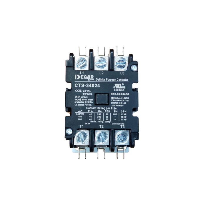 CONTACTOR PREMIUM 3x30x208V CTS-330208  DEGAR