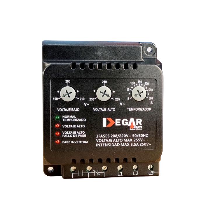 SUPERVISOR TRIFASICO AJUSTABLE BP-D086-220V DEGAR