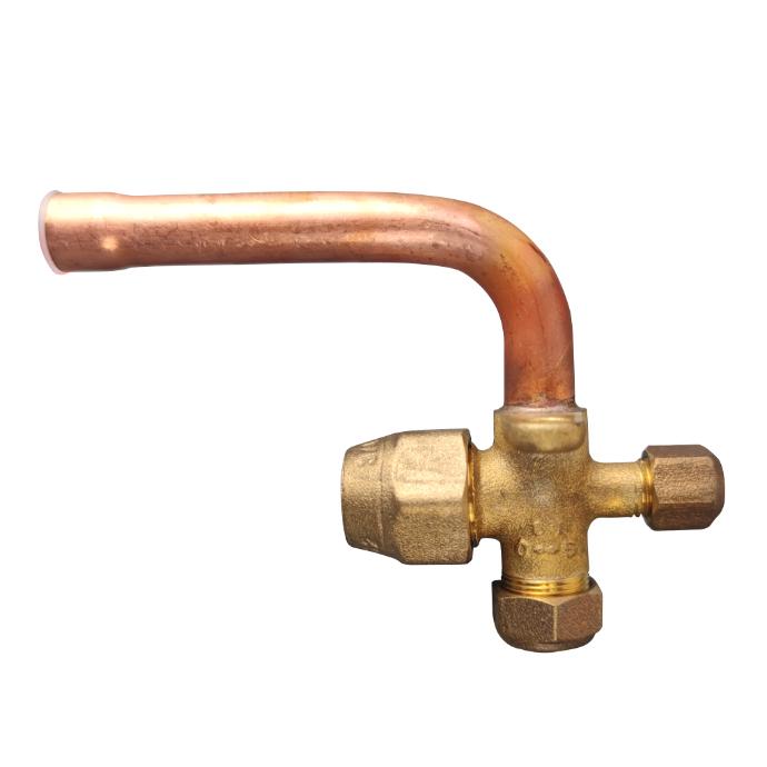 VALVULA SERVICIO MINISPLIT 1/2" R22 435 PSi  -20°C a 120°C FC-604 - DP