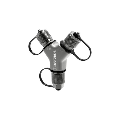 [80-1047] ADAPTADOR MANGUERA VACIO 3/8*3/8*1/4 VRF1029 VALUE