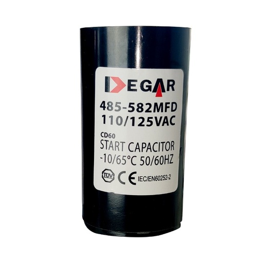 [30-8216] CAPACITOR ARRANQUE 216-259MFD 330V DEGAR
