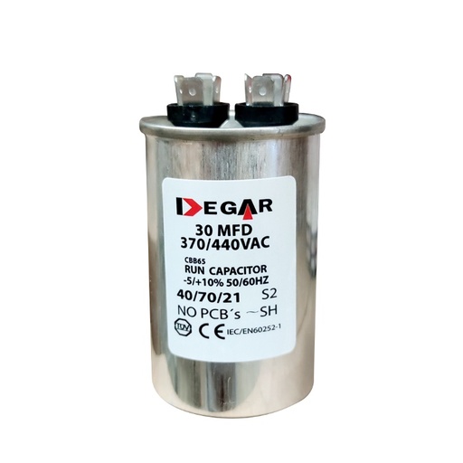 [30-5030] CAPACITOR MARCHA 30 MFD 370VA/440VA DEGAR