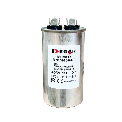 [30-5035] CAPACITOR MARCHA 35 MFD 370VA/440VA DEGAR