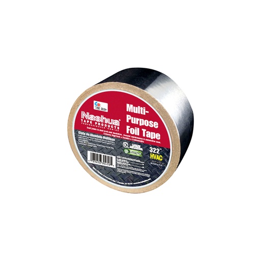 [08-1009C] CINTA DE ALUMINIO 3" 72mm*46Mts (50yd)322 NASHUA