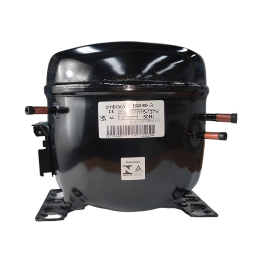 [37-97141] COMPRESOR NEVERA 1/4+HP R134a 110V/60Hz LBP EGAS80HLR EMBRACO