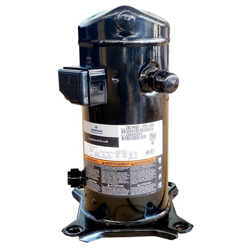 [37-7034] COMPRESOR SCROLL REFRIGERACION 5HP ROSCAR- R404a/ R507 220V 3PH ZB38KQE-TF5-559 COPELAND