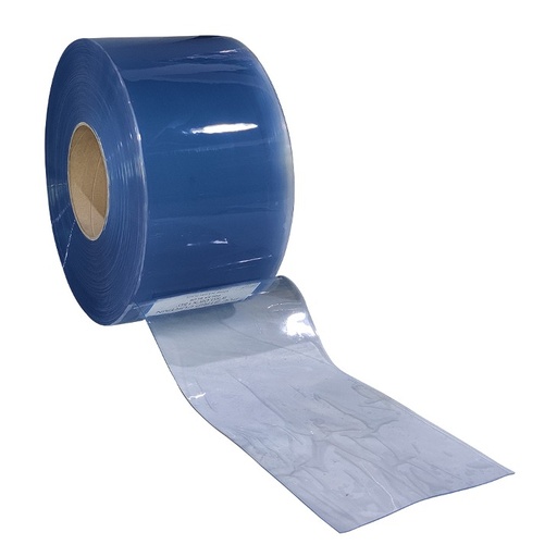 [98-0030] CORTINA REFRIGERACION LISA 8"x0.080"x150' -15ºC+50°C STANDARD BLUE DEGAR