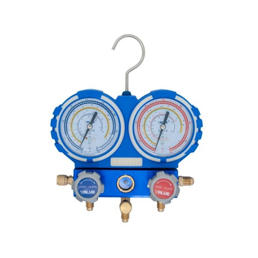 [80-1045] JUEGOS MANOMETRO C/MANG. 0~400 PSI R600/R600a/R290 VMG-2-R600-B VALUE