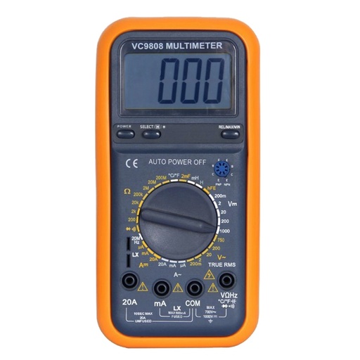 [36-3401] MULTIMETER DIGITAL (CAP,VOLT,AMP ,TEMP,TERM) VC9805 - DP