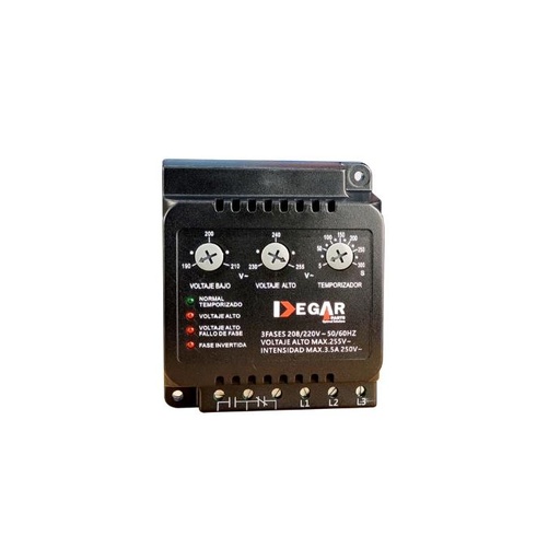 [83-3043] SUPERVISOR TRIFASICO AJUSTABLE BP-D086-220V DEGAR