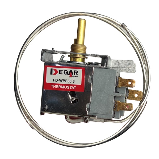[95-0201] TERMOSTATO REFRIGERADOR C/CONTROL DE TEMPERATURA  3 PINES  6A FD-WPF303 DEGAR 