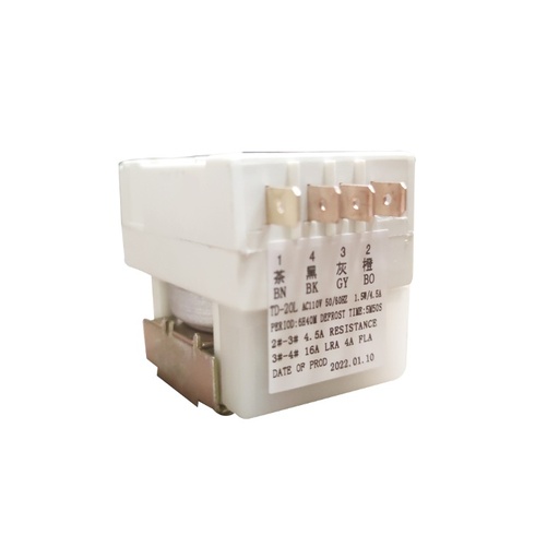 [35-1240] TIMER DE 4 CONECTORES ASIATICO TD-20 L 110V - DP