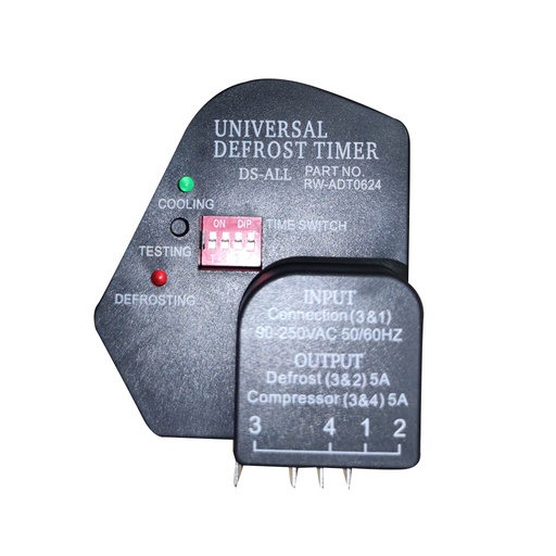 [35-1108] TIMER DEFROST UNIVERSAL DS-ALL MOD.ORDT0624H 110V 60HZ - DP