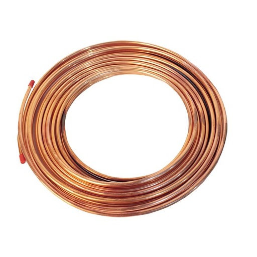 [41-0158C] TUBERIA COBRE FLEXIBLE 5/8" ROLLO 15,24 Mts IUSA