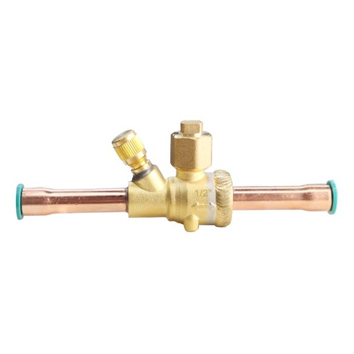 [26-3008] VALVULA DE BOLA  1/2" ODF C/GUSANILLO DEGAR