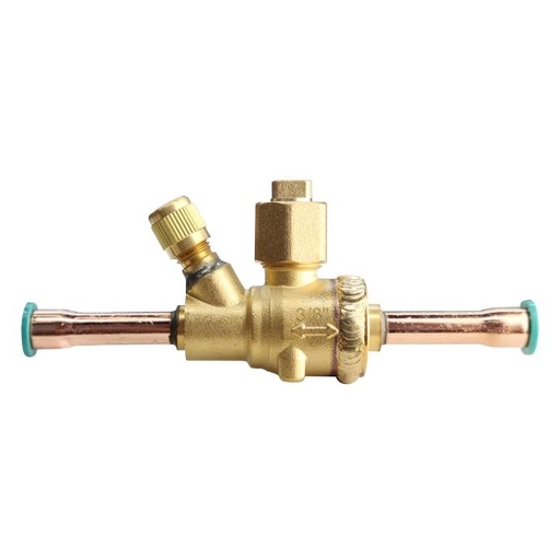 [26-3006] VALVULA DE BOLA  3/8" ODF C/GUSANILLO DEGAR