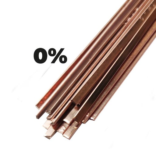 [97-0005] VARILLA PLATA 0% 20" CORTA 0620F 1 LIBRA/ 28 VARILLAS - HARRIS 