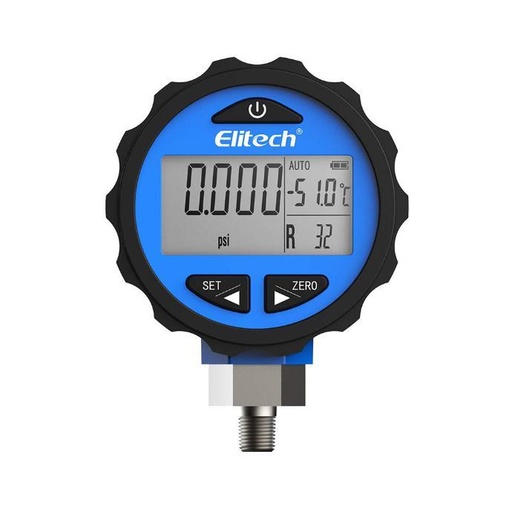 [36-1051] RELOJ MANOMETRO BAJA DIGITAL 0 Psi/500Psi PG-30 PRO ELITECH