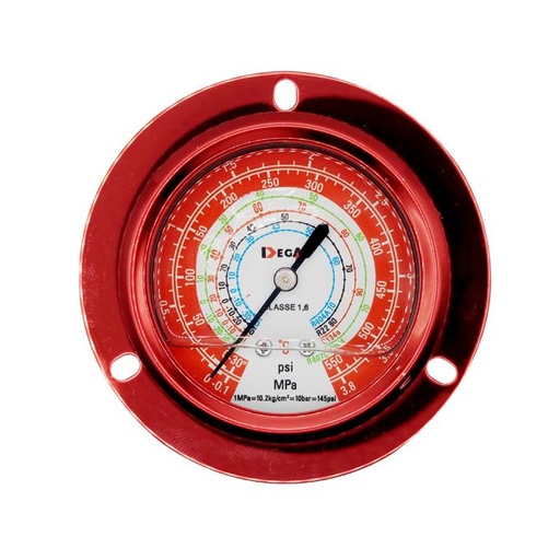 [36-1060] RELOJ GLICERINA ALTA R-22, R-134, R-404 SAE 1/4 LR-3.8 DEGAR