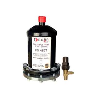 FILTRO PORTA-CARTUCHO DE 1 PIEDRA 1-3/8″ C/VALVULA SERVICIO FD-4811T DEGAR