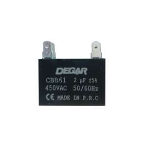CAPACITOR MARCHA 2 MFD 440-450VA DEGAR