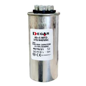CAPACITOR MARCHA 40+5 MFD 370VA/440VA DEGAR