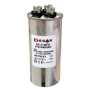 CAPACITOR MARCHA 45+5 MFD 370VA/440VA DEGAR